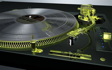 Realistic Turntable Technics SL1200GLD by HumanGraphics | 3DOcean