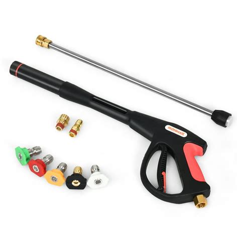 Pressure Washer Gun 4000 PSI W/20'' Extendable Wand 5 Nozzle Tips - Walmart.com - Walmart.com