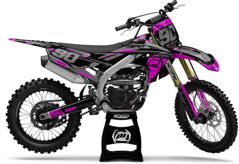 Custom Yamaha Dirt Bike Heet Pink Graphics - MotoPro Graphics