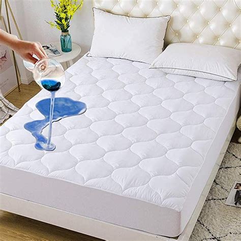 DOWNCOOL Waterproof Mattress Pad Cover - Hypoallergenic Breathable Soft ...