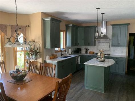 Sherwin Williams Rosemary SW 6187 – A Dark Sage Green for Your Cabinets and More | White marble ...