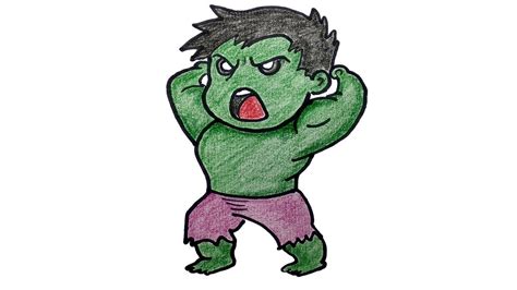 Hulk Cartoon Drawing Easy - Dusolapan