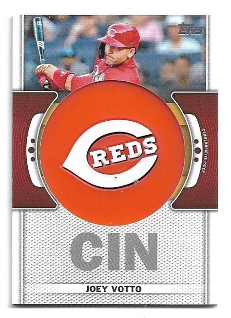 Mavin | JOEY VOTTO (CINMCINNATI) - 2023 TOPPS COMMEMORATIVE "TEAM LOGO ...