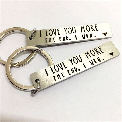 I Love You More Keychain – Yukon Design Studio