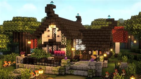 [Minecraft] 🧙🧪 Aesthetic Potion Shop Tutorial / Cottagecore / Mizuno's 16 Craft Resource Pack ...