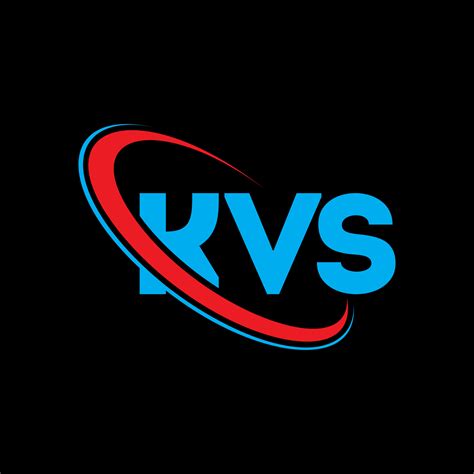 KVS logo. KVS letter. KVS letter logo design. Initials KVS logo linked with circle and uppercase ...