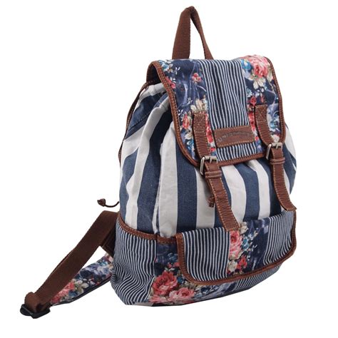 Unionbay Women's Backpack - Floral & Striped