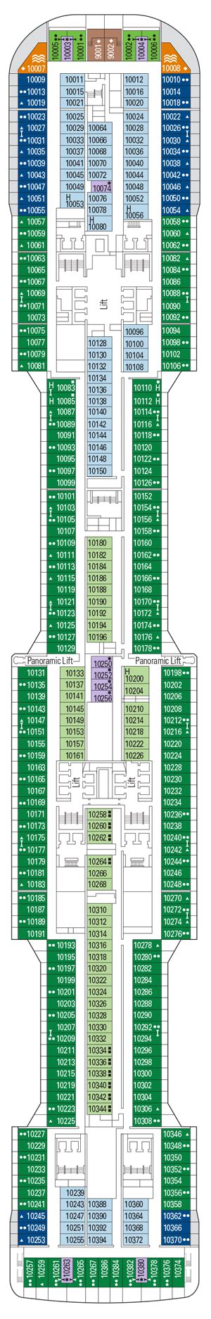 MSC Meraviglia ship details, deck plans, reviews and more