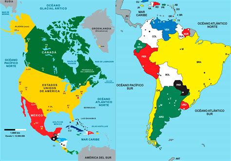 Mapa Político de América: Países y Capitales (2023)