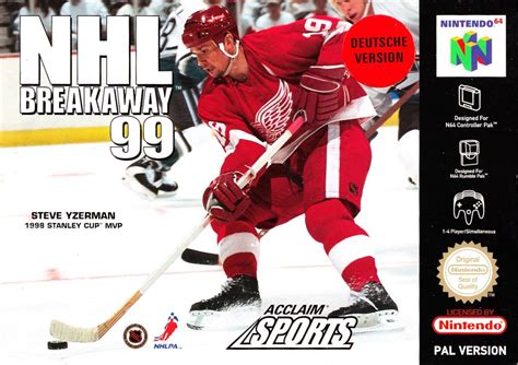 NHL Breakaway 99 (1998) Nintendo 64 box cover art - MobyGames