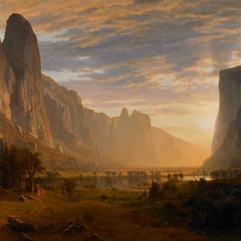 Albert Bierstadt: Looking Down Yosemite Valley, California (1865) | Download Scientific Diagram