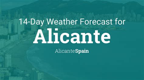 Alicante, Alicante, Spain 14 day weather forecast