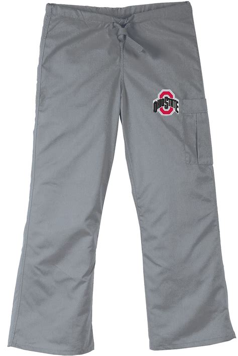 Ohio State Buckeyes Gray Cargo Scrub Pants | Ohio state buckeyes baby, Ohio state, Buckeye baby