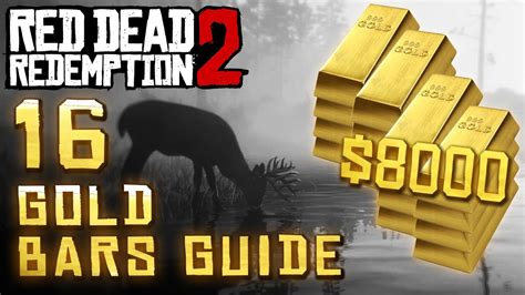 Red Dead Redemption 2 - 16 Gold Bar Locations ($8000+other loot) - YouTube