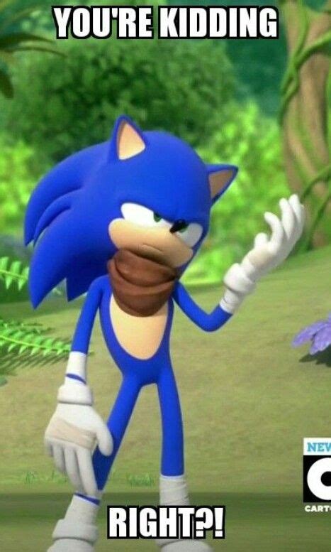 Me when people annoy me about the dumbest crap~ Sonic boom got it right ...