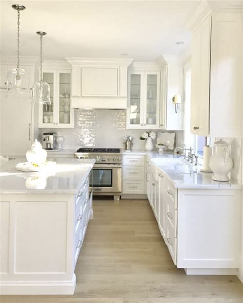 White Marble Kitchen Ideas | Kitchen cabinet design, Kitchen remodel ...