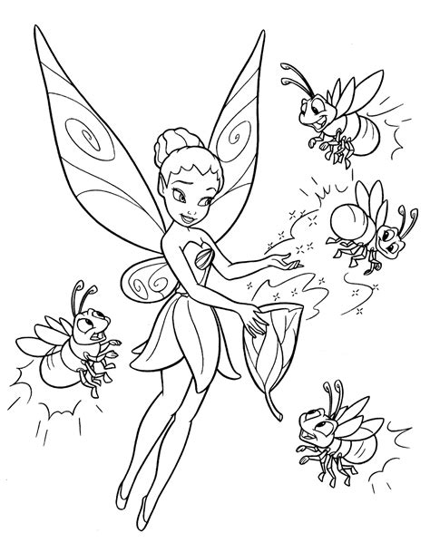 Iridessa Coloring Pages Coloring Pages