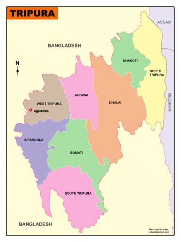 Tripura Map-Download Free Map Of Tripura In PDF - Infoandopinion