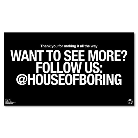 Proposal Template – House of Boring