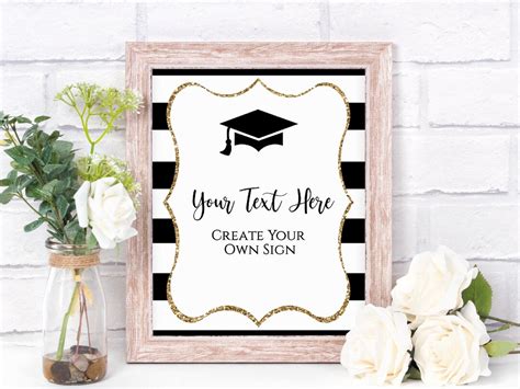 Custom Graduation Sign, Personalized Graduation Sign, Graduation Party Decor, Graduation Sign ...