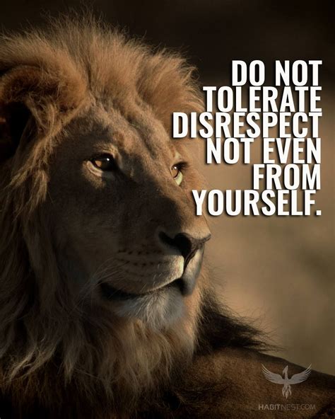 Do not tolerate disrespect not even from yourself. | Warrior quotes ...