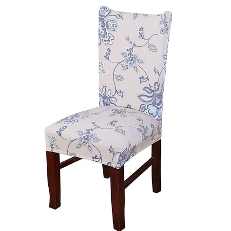 MeAddHome Floral Print Dining Chair Covers Home Dining Room Wedding ...