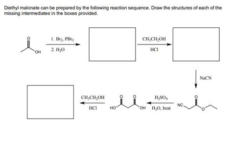 Solved Diethyl malonate can be prepared by the following | Chegg.com