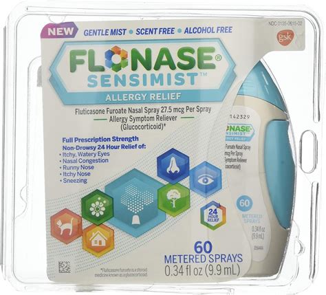 Flonase Sensimist Allergy Relief Nasal Spray, 60 Count (Pack of 2) : Amazon.ca: Health ...