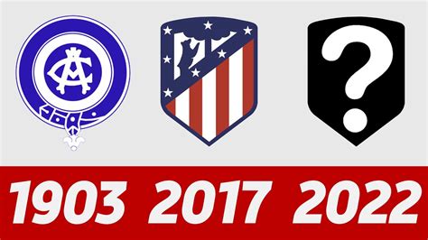 The Evolution of Atletico Madrid Logo | All Atletico Madrid Football Emblems in History - YouTube