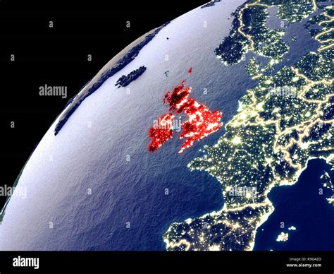 Great Britain Satellite View High Resolution Stock Photography and Images - Alamy