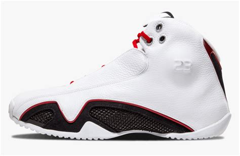 Air Jordan 21 White Black Red, HD Png Download , Transparent Png Image - PNGitem