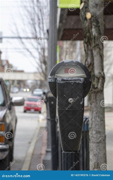 Street parking meter stock photo. Image of street, time - 143199376