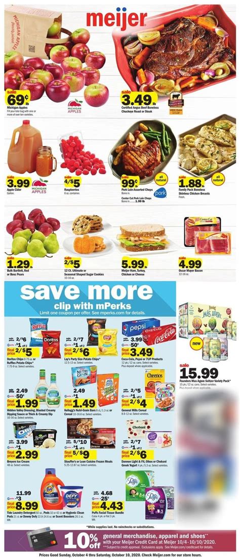 Meijer Weekly Ad - Valid 10/04-10/10/2020