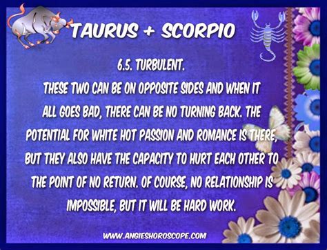 Scorpio + Taurus | Scorpio, Taurus and scorpio, Scorpio zodiac facts