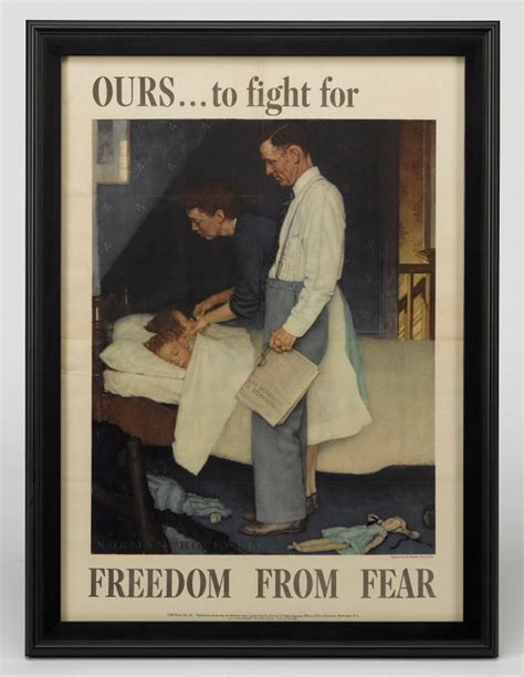 "Four Freedoms" Set of 4 Norman Rockwell World War II Bond Posters, circa 1942 at 1stDibs