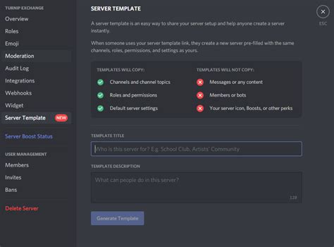 Discord Templates Server