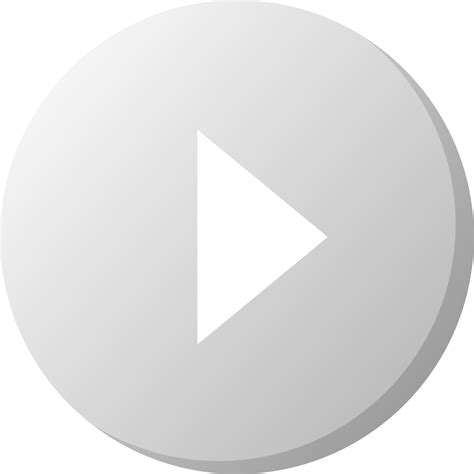 gray play button png free download 11459597 PNG