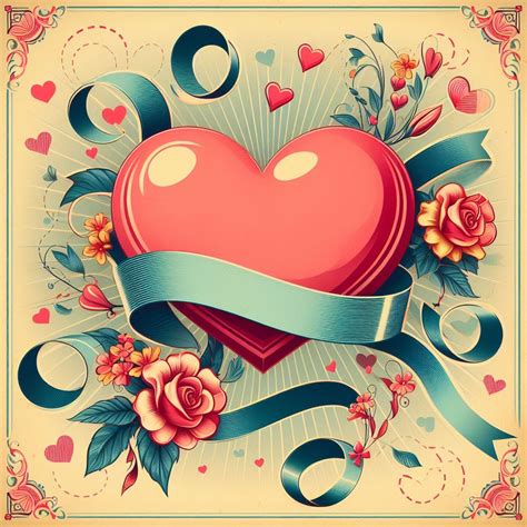 Vintage Valentine Art Free Stock Photo - Public Domain Pictures