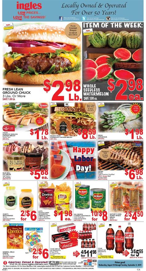 Ingles Current weekly ad 08/28 - 09/03/2019 - frequent-ads.com