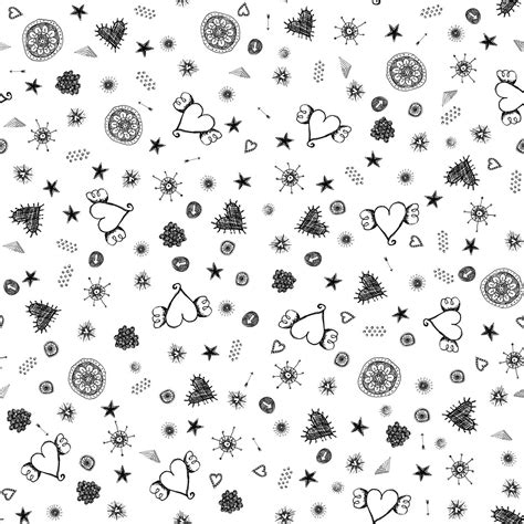 Download Hearts, Heart Doodles, Heart Pattern. Royalty-Free Stock Illustration Image - Pixabay