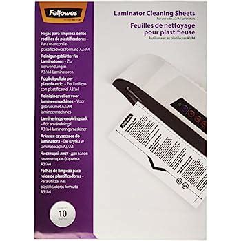 Fellowes A4 Laminator Cleaning Sheets (Pack of 10): Amazon.co.uk ...