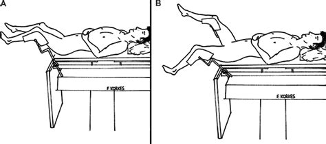 Patient position during left ureteroscopy: A) Dorsal lithotomy ...