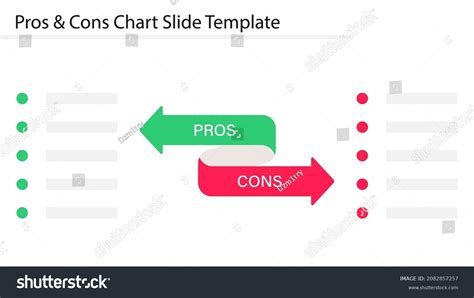 Pros Cons Info Graphs Photos, Images & Pictures | Shutterstock