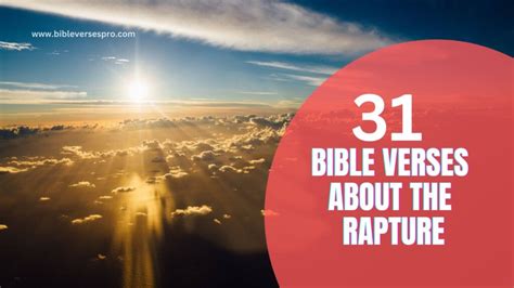 31 Bible Verses About The Rapture - Bible Verses