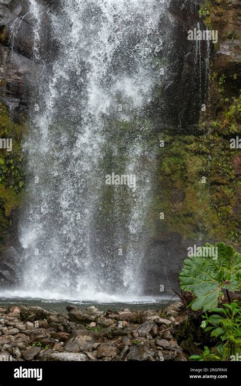 Waterfall at Baru volcano national park, Chiriqui, Panama - stock photo ...