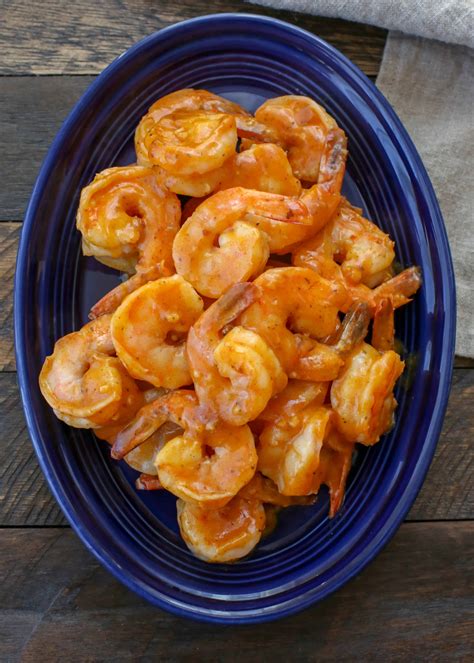 Spicy Orange Garlic Shrimp - Barefeet in the Kitchen