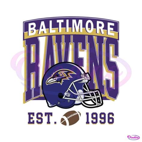 Vintage Baltimore Ravens Football Helmet 1966 SVG