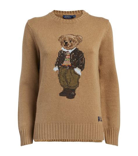 Womens Polo Ralph Lauren brown Polo Bear Sweater | Harrods # {CountryCode}