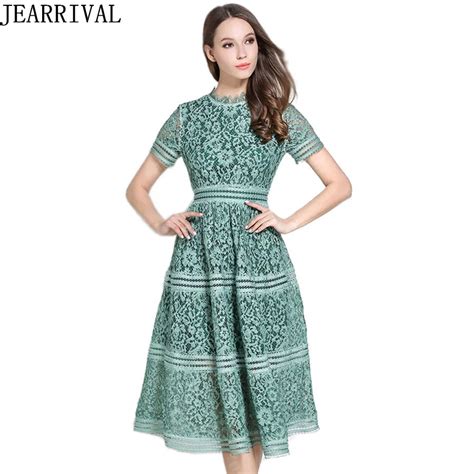 High Quality Lace Dress Women 2019 New Fashion Runway Designer Spring ...