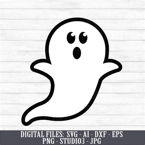 Halloween Ghost Instant Download Digital Download Svg - Etsy